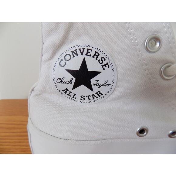 Converse All Star Chuck Taylor platform sneakers white size 7 - Picture 6 of 11